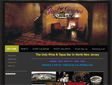 Tablet Screenshot of justgrapeslounge.com